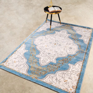 Lynx Mongolian Textile Floor Rug (5 X 7.5 Feet)