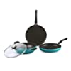 Cello 3 Piece Cookware Set Induction and Gas Compatible, Green