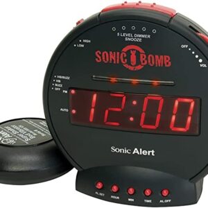 Sonic Bomb Sbb500Ss Loud Plus Vibrating Alarm Clock