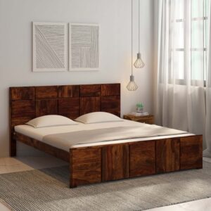 Sparklings Cotton Checkered Double Bedsheet
